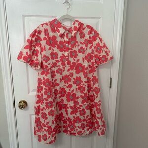 Charming Charlie Pink Floral Mini Dress